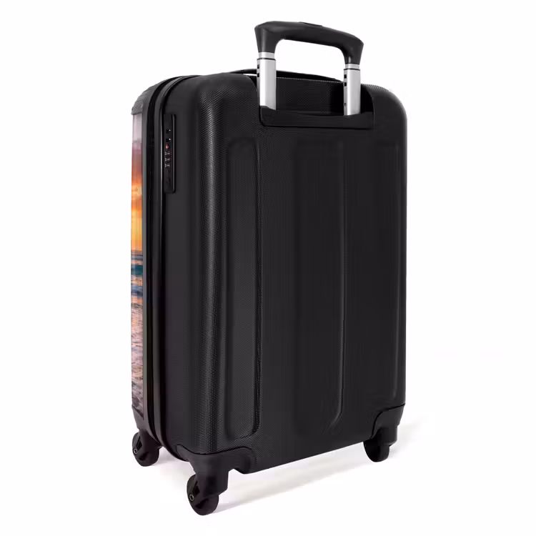 Koffer - Kust - Rots - Zonsondergang - Zee - Natuur - Kust - Rots - Zonsondergang - Zee - Natuur NBS - Handbagage koffer - Volwassenen Unisex middel