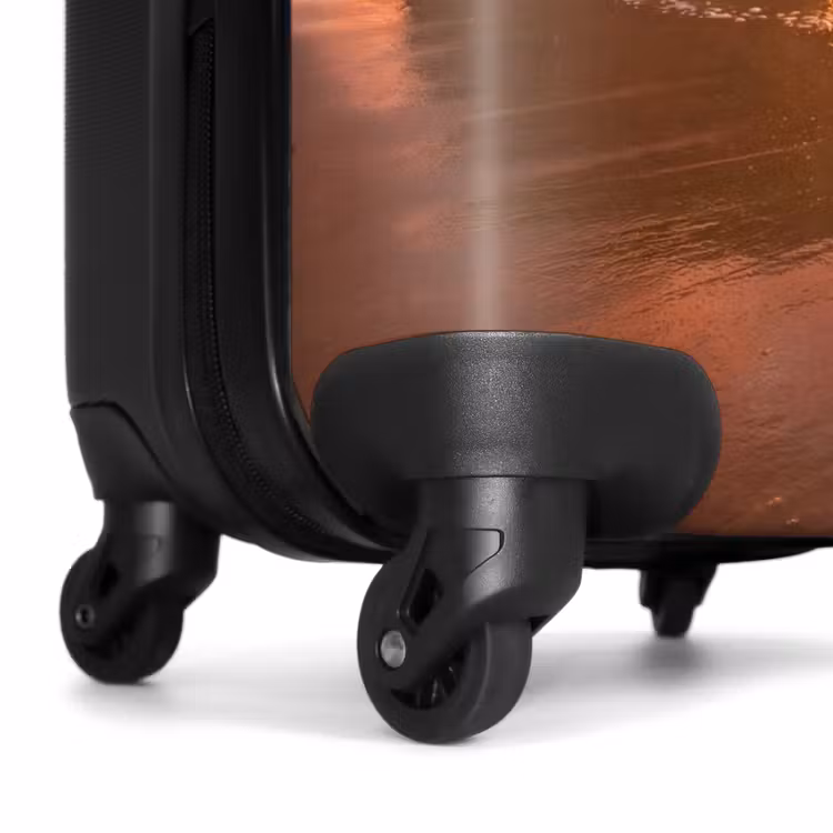 Koffer - Kust - Rots - Zonsondergang - Zee - Natuur - Kust - Rots - Zonsondergang - Zee - Natuur NBS - Handbagage koffer - Volwassenen Unisex middel