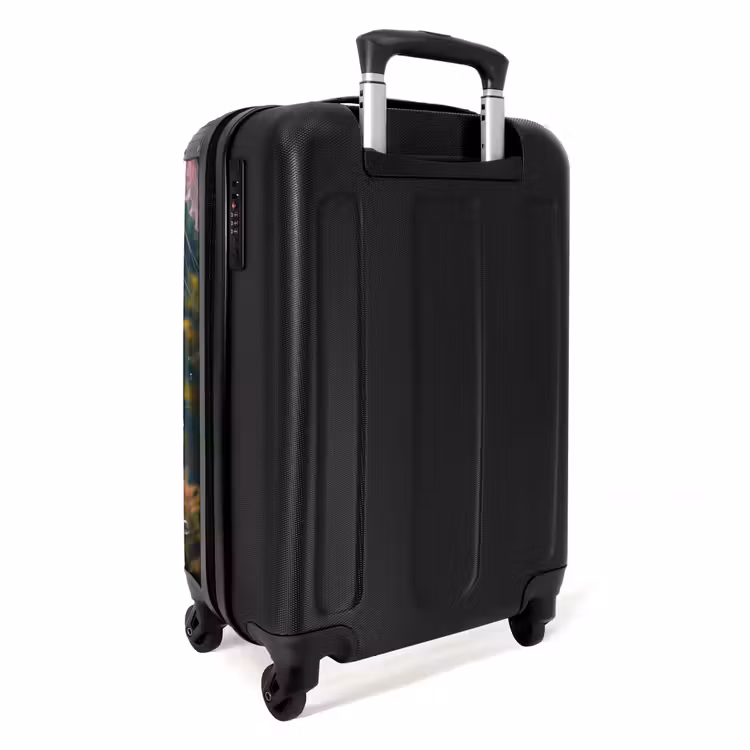 Koffer - Kwal - Roze - Onderwater - Zeeleven - Dieren - Kwal - Roze - Onderwater - Zeeleven - Dieren NBS - Handbagage koffer - Volwassenen Unisex middel