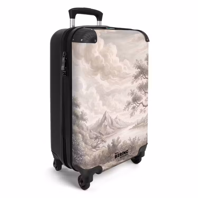 Koffer - Landschap - Bergen - Meer - Natuur - Landschap - Bergen - Meer - Natuur NBS - Handbagage koffer - Volwassenen Unisex middel