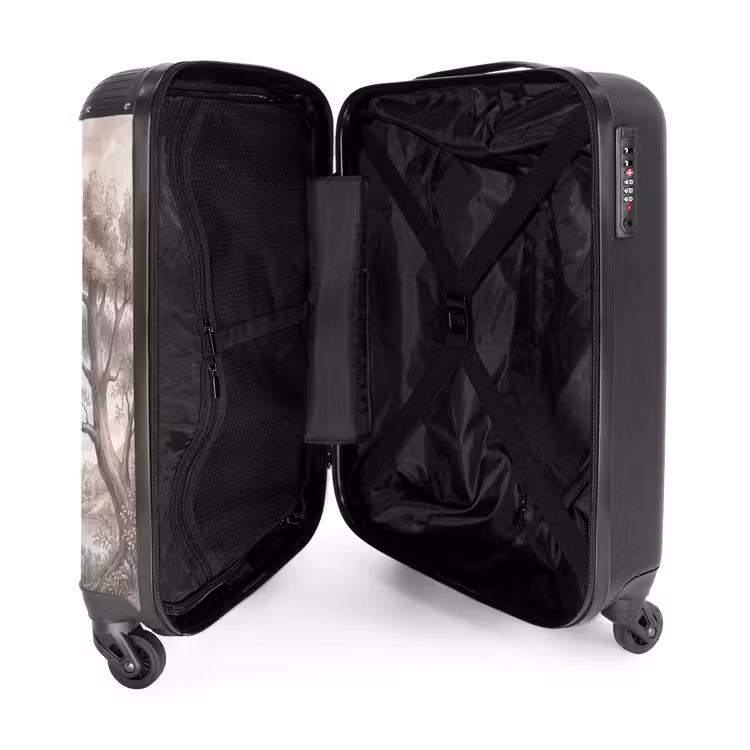 Koffer - Landschap - Bergen - Meer - Natuur - Landschap - Bergen - Meer - Natuur NBS - Handbagage koffer - Volwassenen Unisex middel