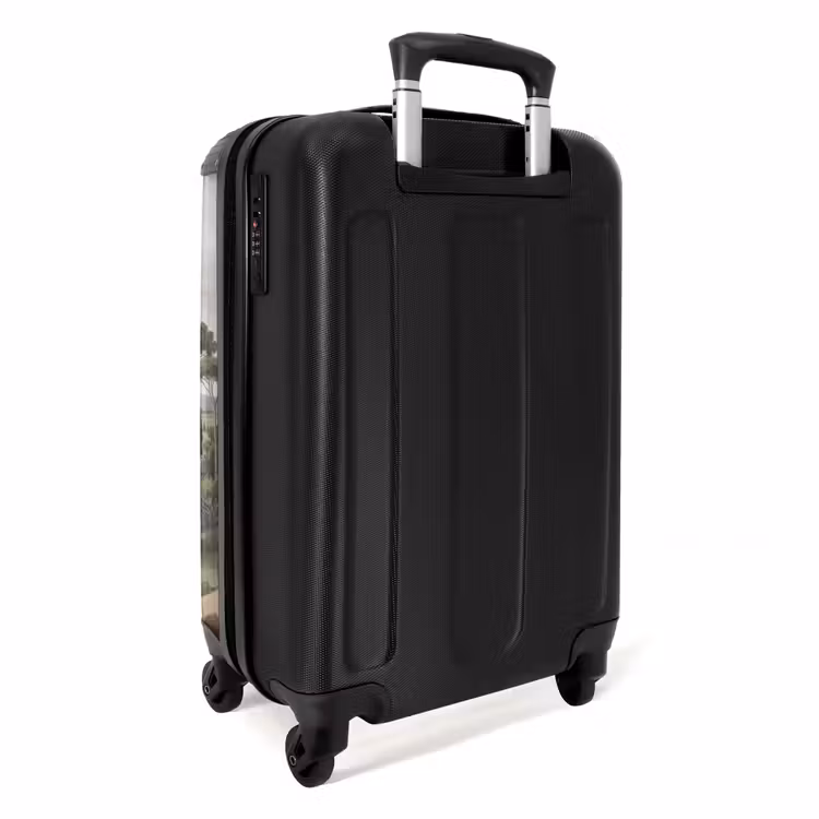 Koffer - Landschap - Heuvels - Zandpad - Groen - Landschap - Heuvels - Zandpad - Groen NBS - Handbagage koffer - Volwassenen Unisex middel