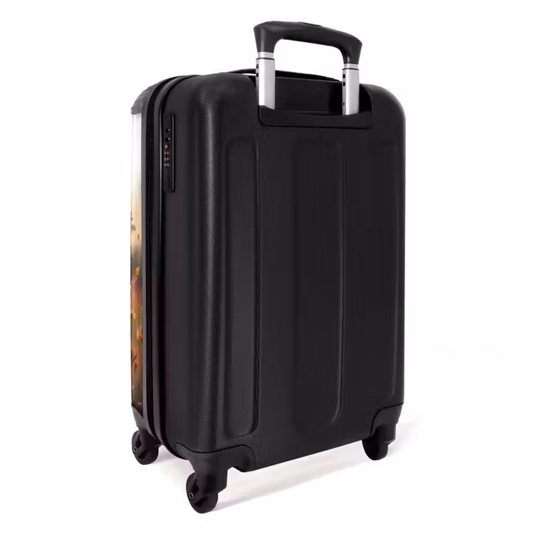 Lavendel lentehoorn NBS - Handbagage koffer - Unisex middel -achterkant