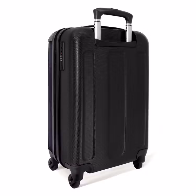 Lederen look diep paars NBS - Handbagage koffer - Volwassenen Unisex middel -achterkant