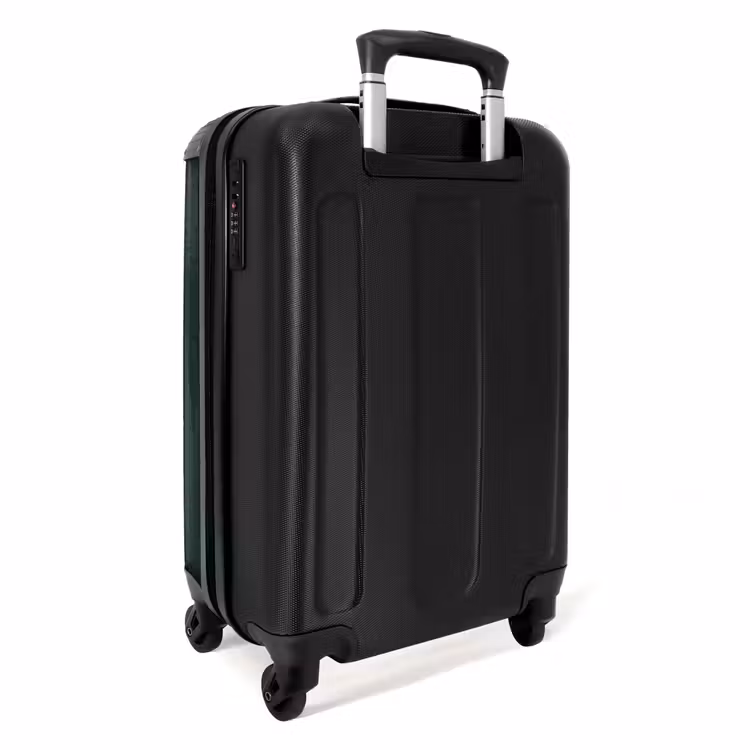 Lederen look mos groen NBS - Handbagage koffer - Volwassenen Unisex middel -achterkant