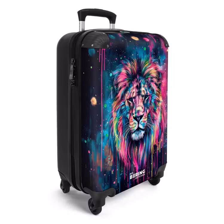 Leeuw van verfspetters NBS - Handbagage koffer - Unisex middel -productfoto_3d
