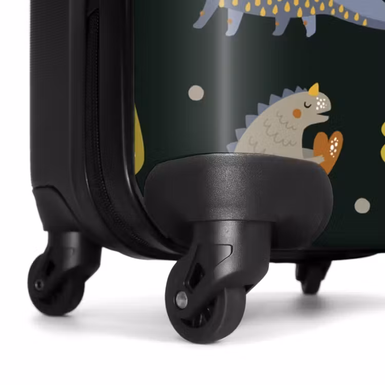 Liefdevolle Dinosaurus NBS - Handbagage koffer - Unisex middel -wiel