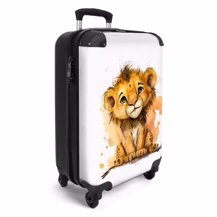 Lio leeuwtje NBS - Handbagage koffer - Unisex middel -productfoto_3d