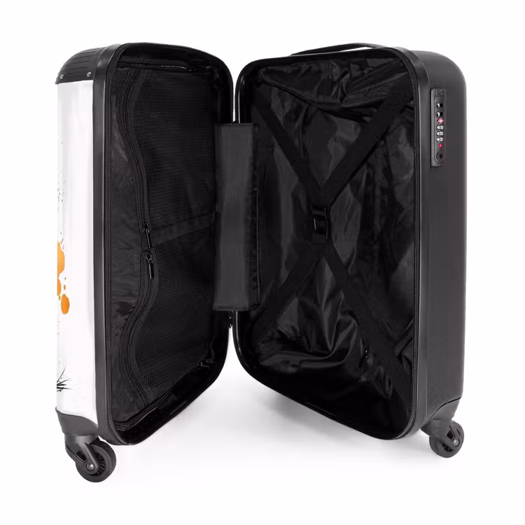 Lio leeuwtje NBS - Handbagage koffer - Unisex middel -binnenkant
