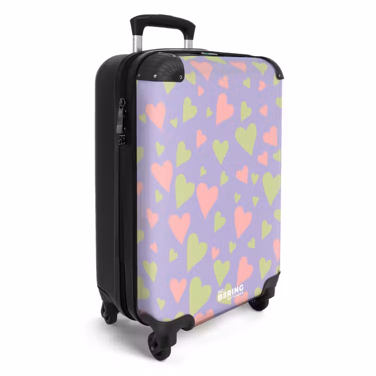 Lovely lila NBS - Handbagage koffer - Unisex middel -productfoto_3d