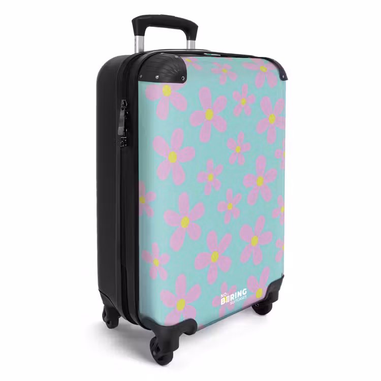 Madeliefjesmania mint NBS - Handbagage koffer - Unisex middel -productfoto_3d