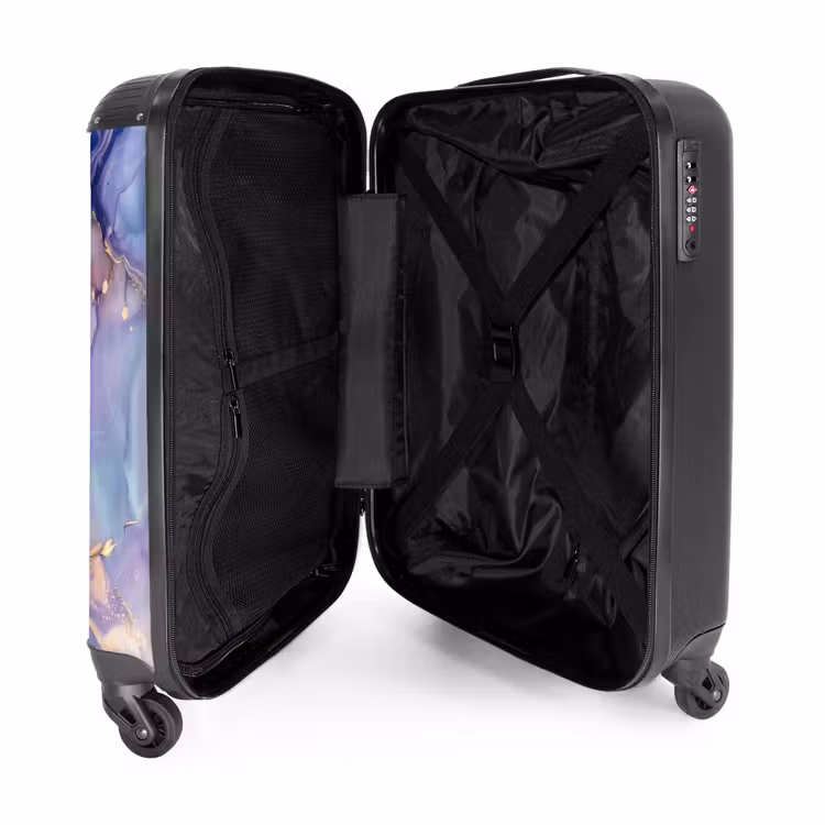 2 NBS - Handbagage koffer - Unisex middel -binnenkant