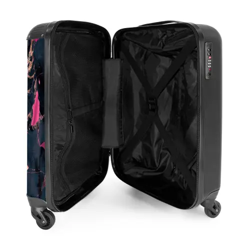 8 NBS - Handbagage koffer - Unisex middel -binnenkant