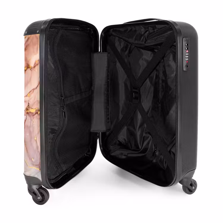 4 NBS - Handbagage koffer - Unisex middel -binnenkant