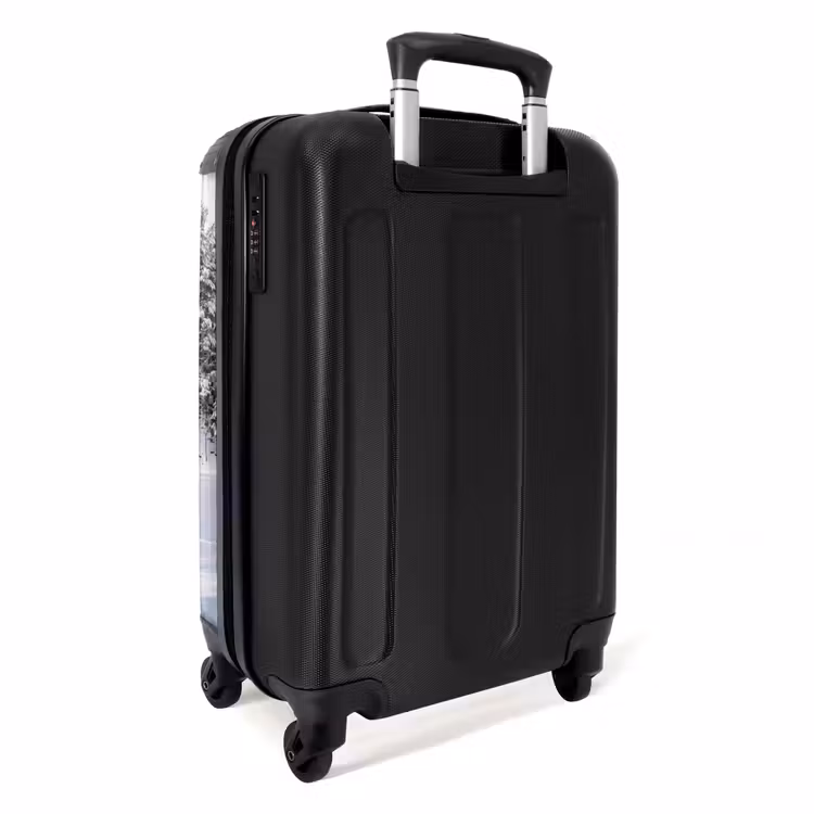 Koffer - Meer - Dennen - IJs - Winter - Rustgevend - Meer - Dennen - IJs - Winter - Rustgevend NBS - Handbagage koffer - Volwassenen Unisex middel