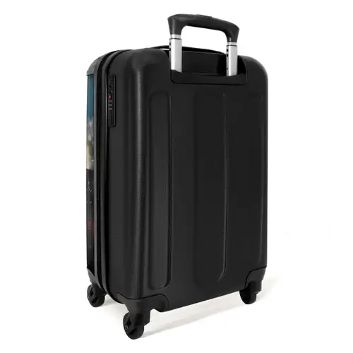 Meisje met ballon in graffiti stijl NBS - Handbagage koffer - Unisex middel -achterkant