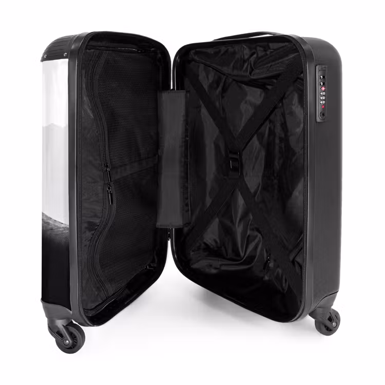 Koffer - Mens - Kameel - Zandduin - Natuur - Monochroom - Mens - Kameel - Zandduin - Natuur - Monochroom NBS - Handbagage koffer - Volwassenen Unisex middel