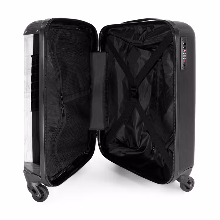 Koffer - Mensen - Schaduw - Dans - Zwart-wit - Liefde - Mensen - Schaduw - Dans - Zwart-wit - Liefde NBS - Handbagage koffer - Volwassenen Unisex middel