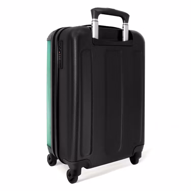 Appie avocado NBS - Handbagage koffer - Kinderen Unisex middel -achterkant