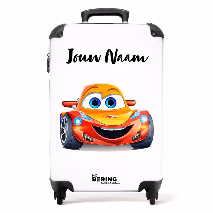 Auke auto NBS - Handbagage koffer - Kinderen Unisex middel -productfoto_recht