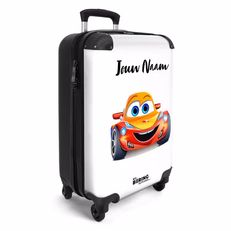 Auke auto NBS - Handbagage koffer - Kinderen Unisex middel -productfoto_3d