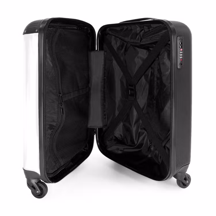 Auke auto NBS - Handbagage koffer - Kinderen Unisex middel -binnenkant