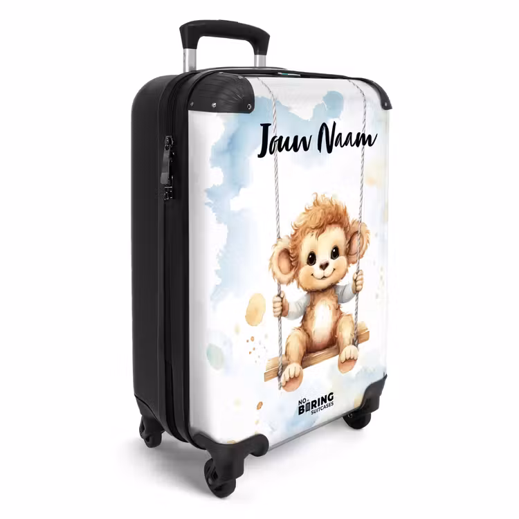 Axel aapje NBS - Handbagage koffer - Kinderen Unisex middel -productfoto_3d