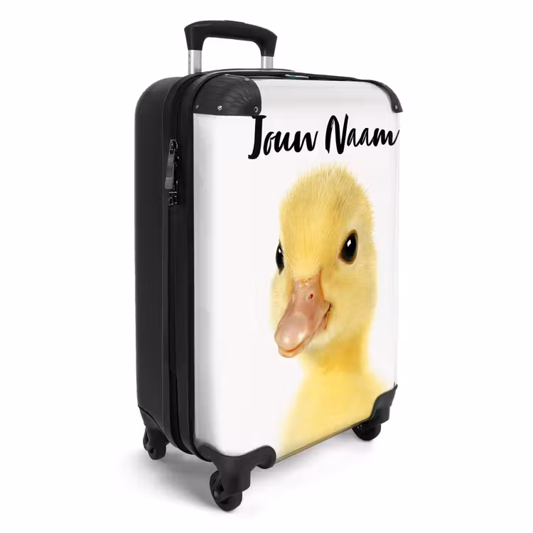 Barry de Badeend NBS - Handbagage koffer - Kinderen Unisex middel -productfoto_3d