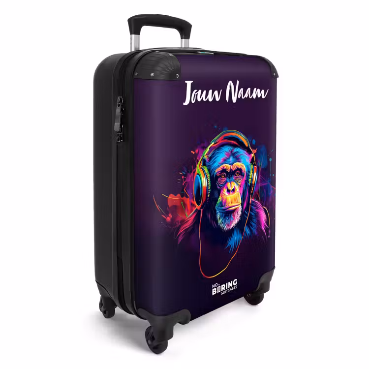Baviaan Beats NBS - Handbagage koffer - Kinderen Unisex middel -productfoto_3d