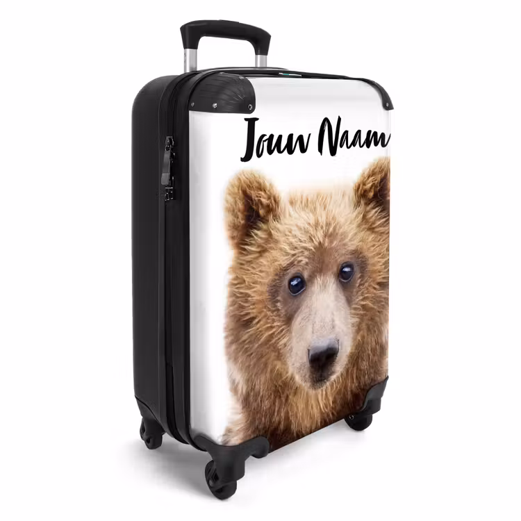 Bennie Beer NBS - Handbagage koffer - Kinderen Unisex middel -productfoto_3d