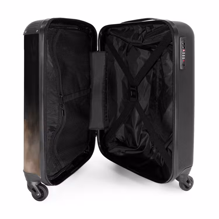 Bruno NBS - Handbagage koffer - Kinderen Unisex middel -binnenkant