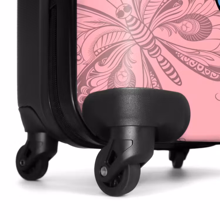 Bubblegum butterfly NBS - Handbagage koffer - Kinderen Unisex middel -wiel