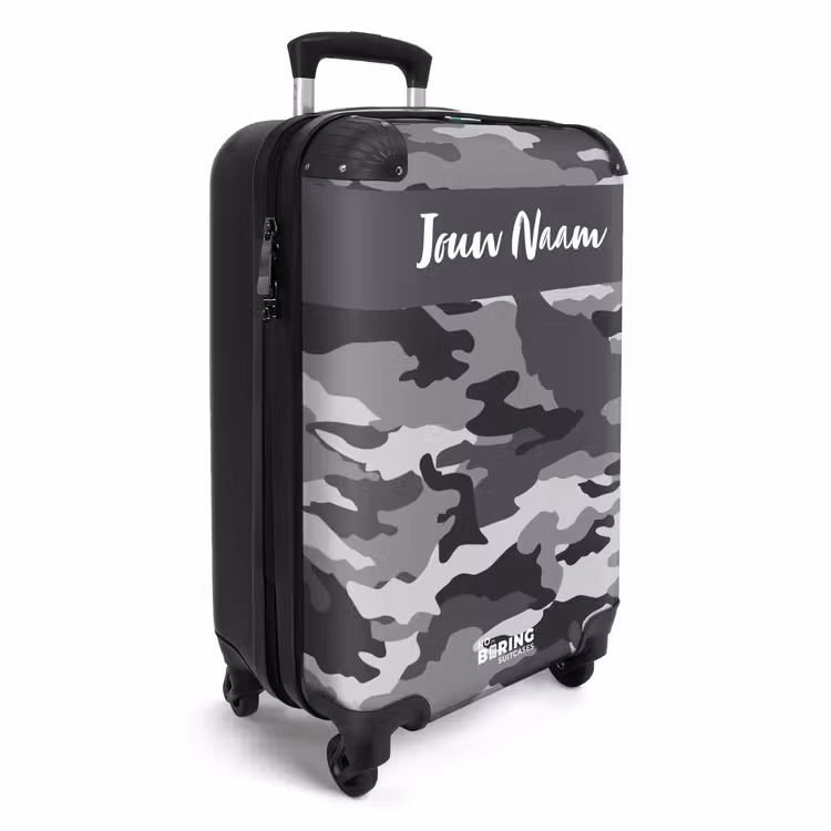 Camogrijs NBS - Handbagage koffer - Kinderen Unisex middel -productfoto_3d