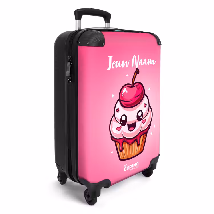 Carrie cupcake NBS - Handbagage koffer - Kinderen Unisex middel -productfoto_3d