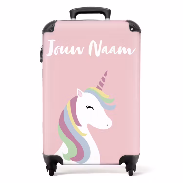 Cartoonicorn NBS - Handbagage koffer - Kinderen Unisex middel -productfoto_recht