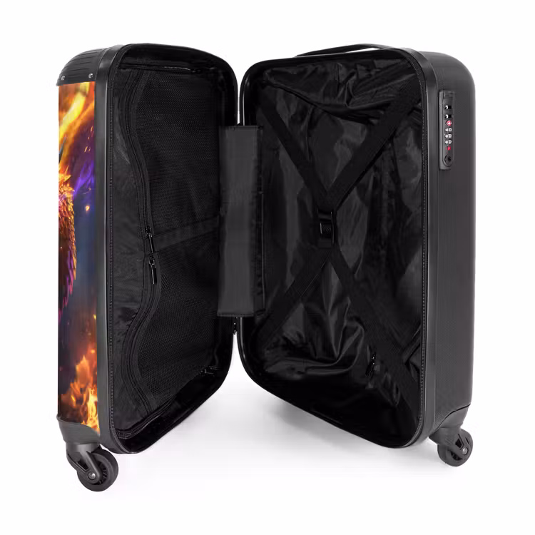 Chroma krijger NBS - Handbagage koffer - Kinderen Unisex middel -binnenkant