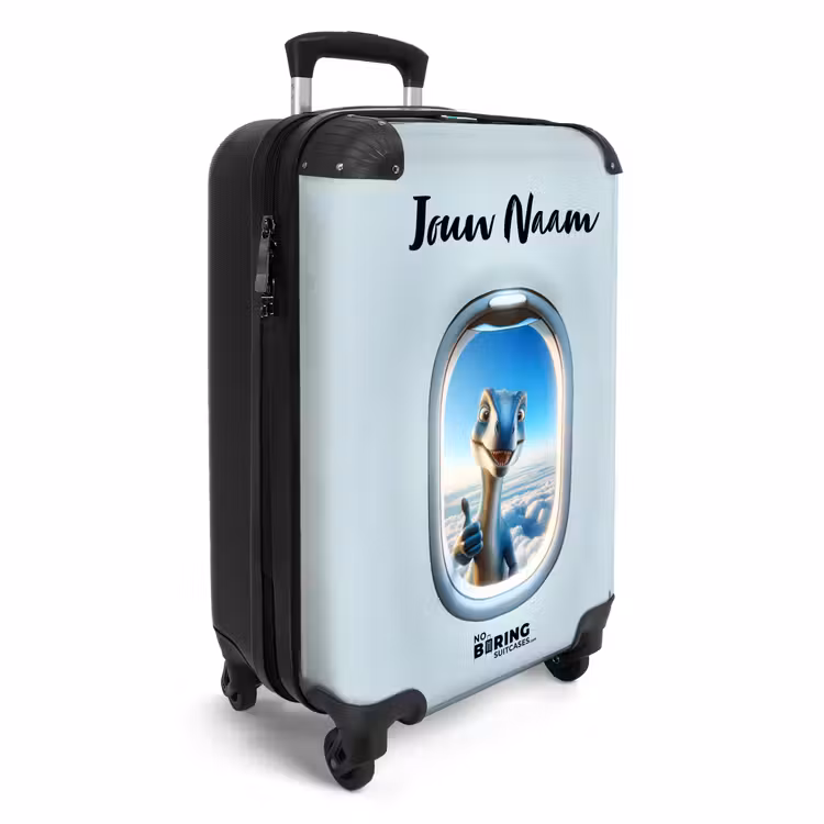 Delta dino NBS - Handbagage koffer - Kinderen Unisex middel -productfoto_3d