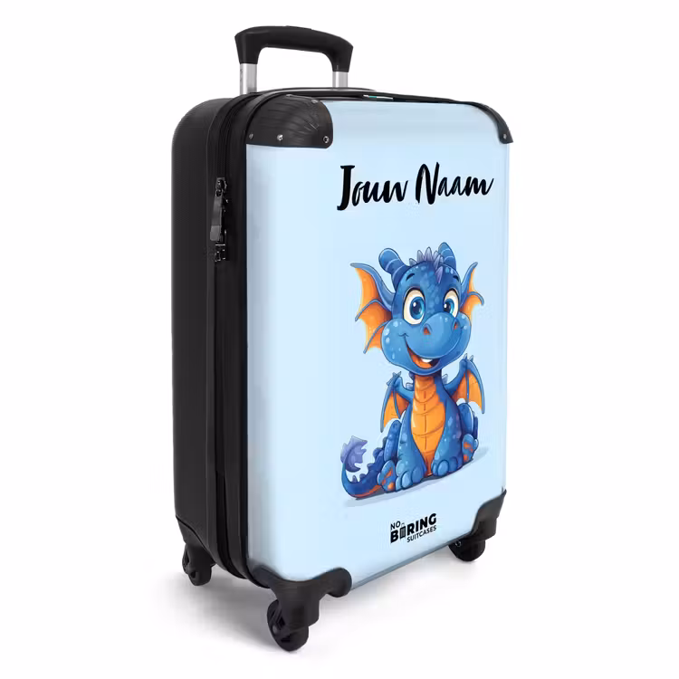 Dinky draakje NBS - Handbagage koffer - Kinderen Unisex middel -productfoto_3d