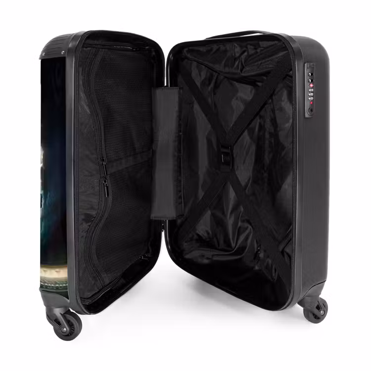Duistere diamant NBS - Handbagage koffer - Kinderen Unisex middel -binnenkant