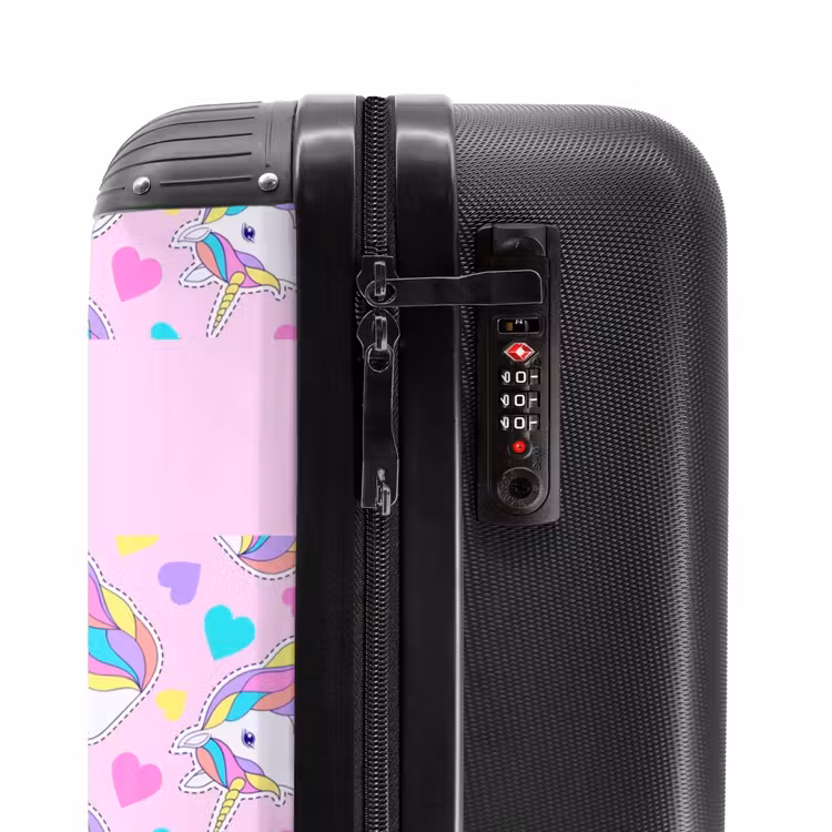 Eenhoorn euforie NBS - Handbagage koffer - Kinderen Unisex middel -slot
