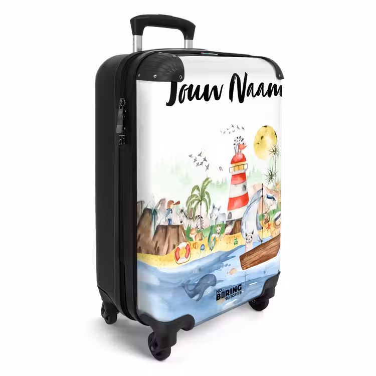 Eilandplezier NBS - Handbagage koffer - Kinderen Unisex middel -productfoto_3d