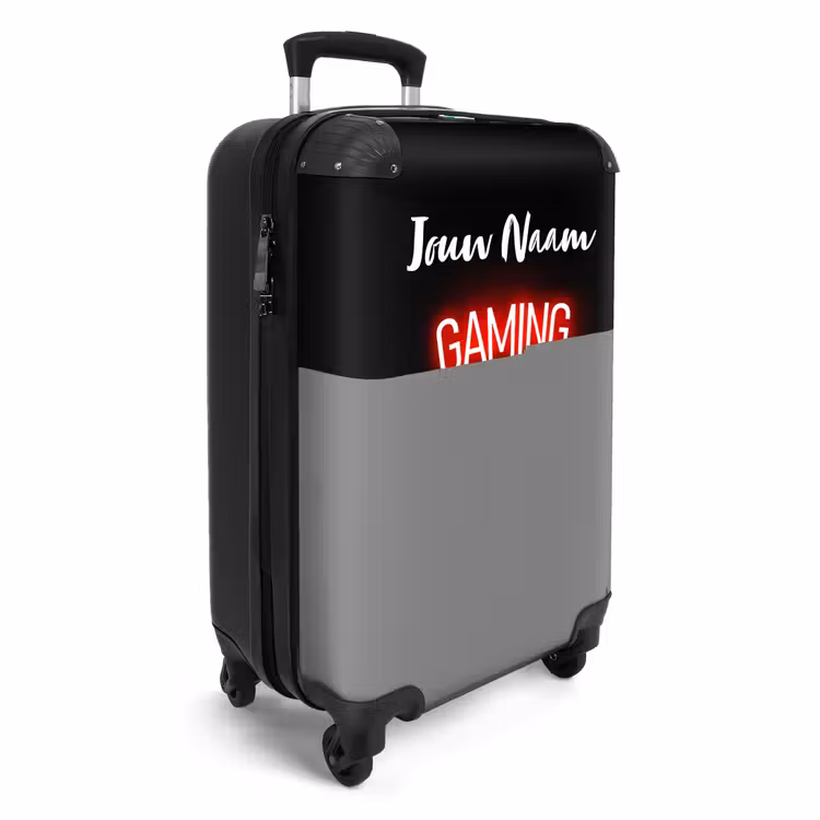 Gaming and Chill NBS - Handbagage koffer - Kinderen Unisex middel -productfoto_3d