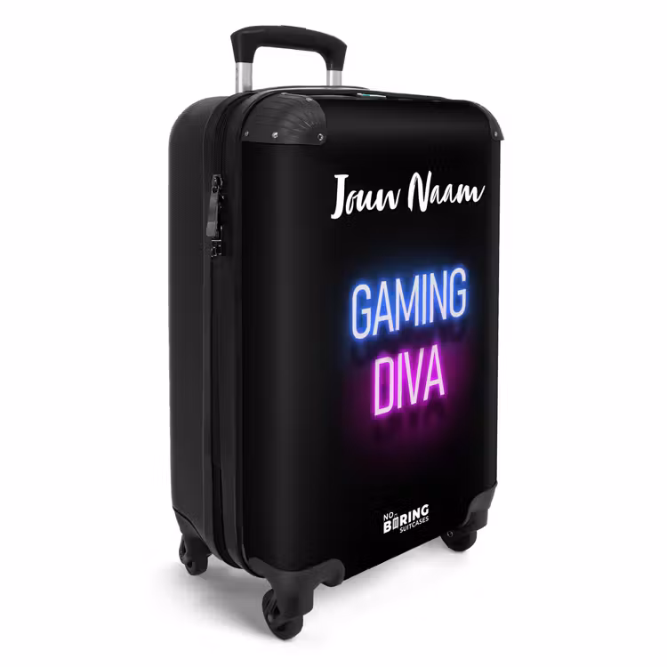 Gaming Diva NBS - Handbagage koffer - Kinderen Unisex middel -productfoto_3d