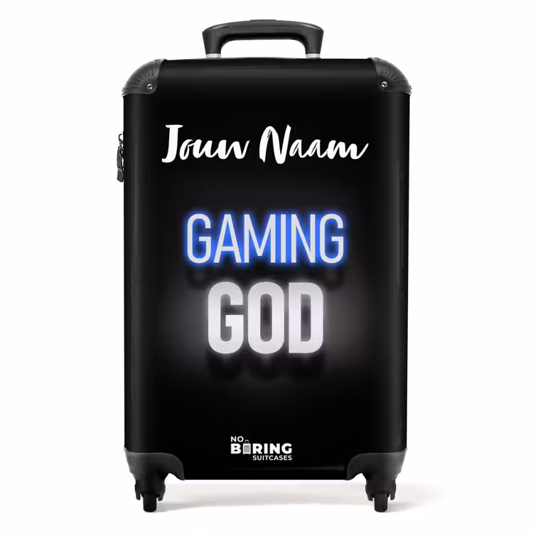 Gaming God NBS - Handbagage koffer - Kinderen Unisex middel -productfoto_recht