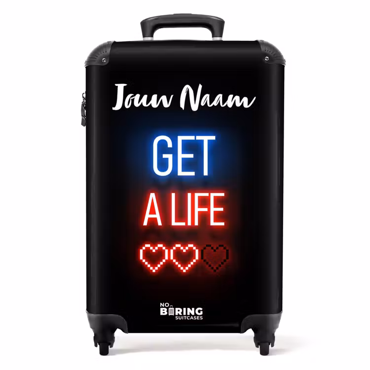 Get a Life NBS - Handbagage koffer - Kinderen Unisex middel -productfoto_recht