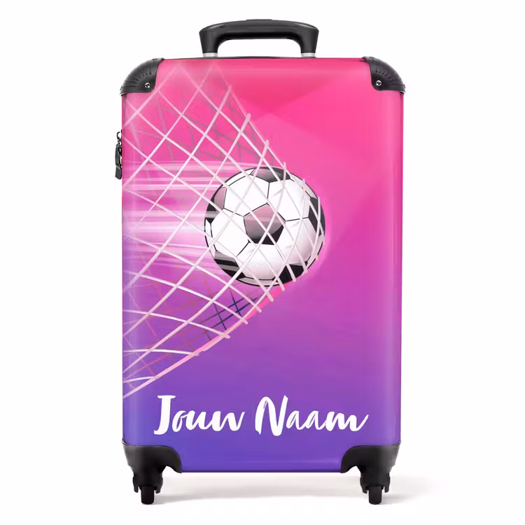 Goal-getter roze NBS - Handbagage koffer - Kinderen Unisex middel -productfoto_recht