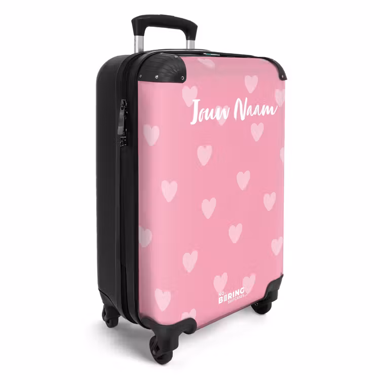 Hartjesritme NBS - Handbagage koffer - Kinderen Unisex middel -productfoto_3d