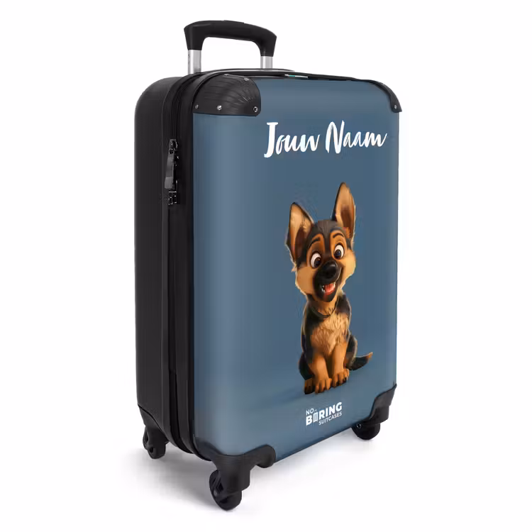 Hylke herder NBS - Handbagage koffer - Kinderen Unisex middel -productfoto_3d