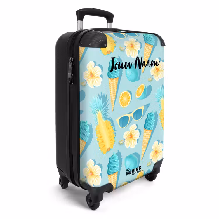 Ibiza icecream NBS - Handbagage koffer - Kinderen Unisex middel -productfoto_3d