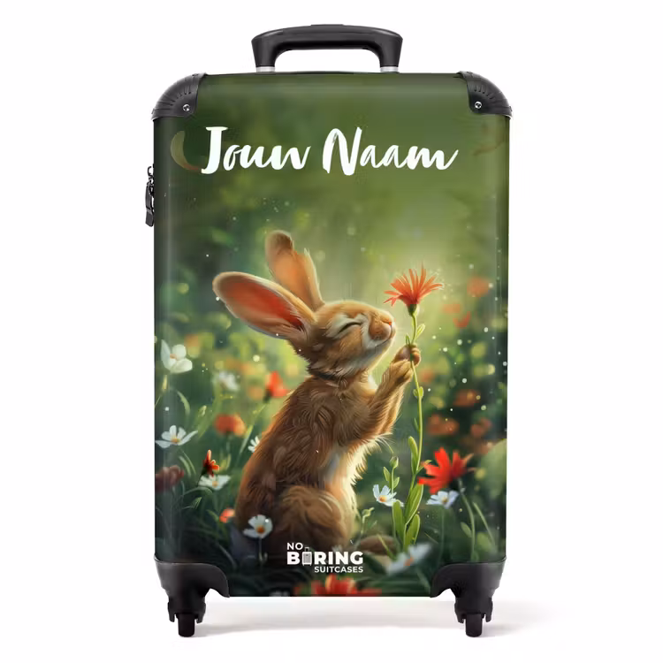 Kasper konijn NBS - Handbagage koffer - Kinderen Unisex middel -productfoto_recht